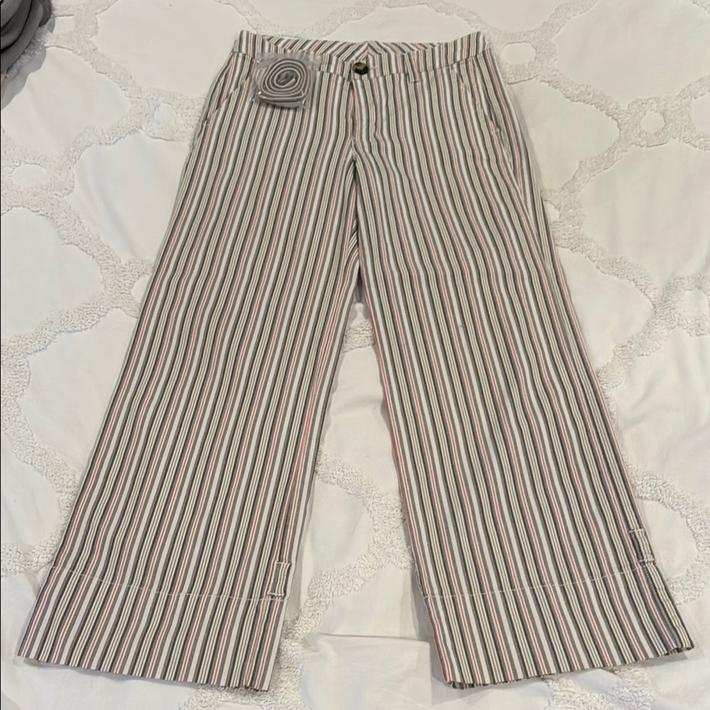 CAbi Multicolor Striped Trousers